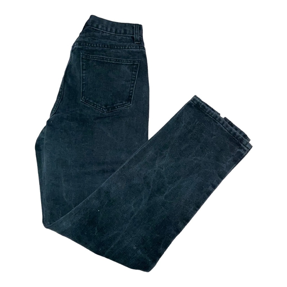 Boohoo Split Hem Straight Leg Jeans